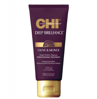 CHI Протеиновая маска для волос Deep Brilliance Olive & Monoi Optimum Protein Masque