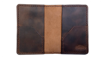 духи Обложка для паспорта (карман + карман), коричневый 