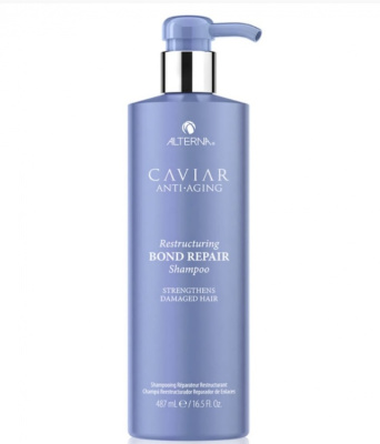 духи Alterna Caviar Anti-Aging Restructuring Bond Repair Shampoo шампунь-регенерация для мгновенного восстановления с комплексом строительных протеинов